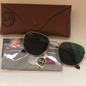 RayBan Hexagonal Flat Lenses